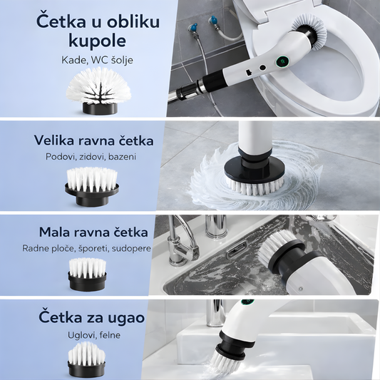 9u1 Električna Rotirajuća Četka za Čišćenje