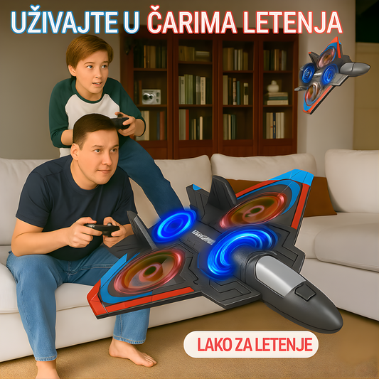 Avion-Dron na Daljinski sa 2 Baterije