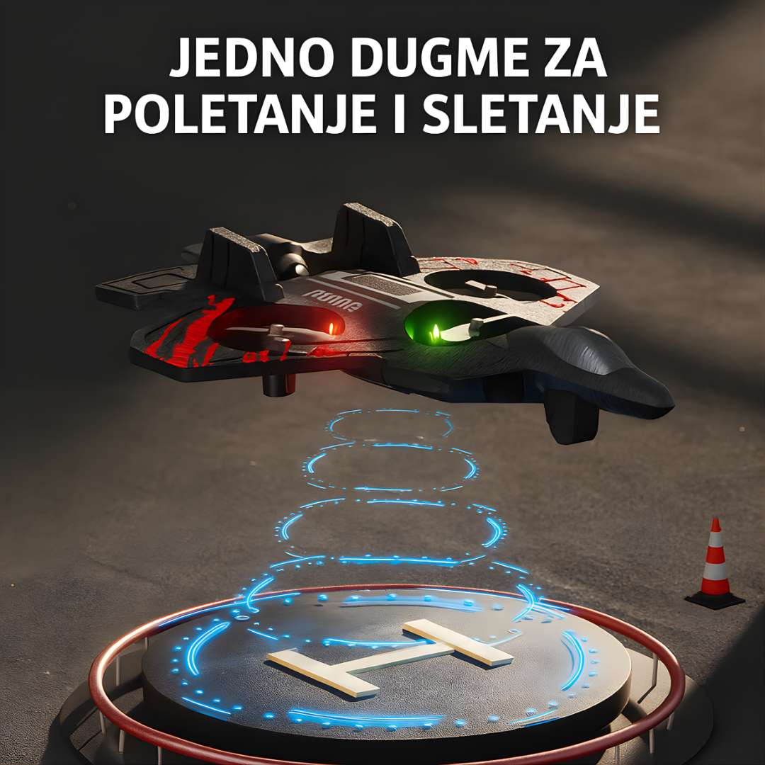 Avion-Dron na Daljinski sa 2 Baterije