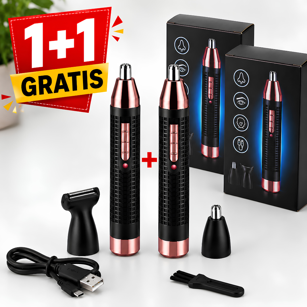 Precizni Trimer za Nos, Uši i Obrve 1+1 GRATIS
